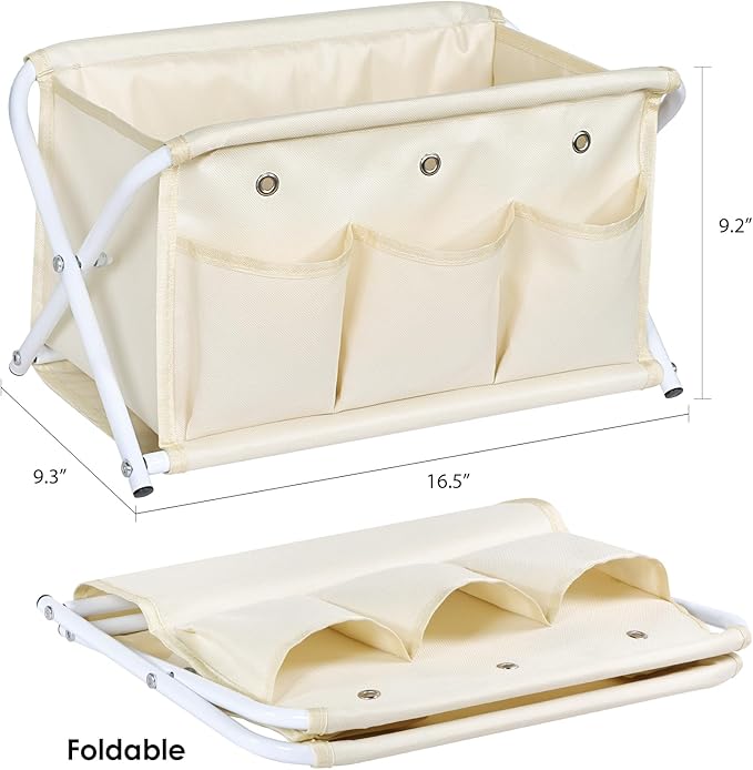 KEEGH Magazine Holder with 3 Pockets, Large Capacity Magazine Rack - Image 4