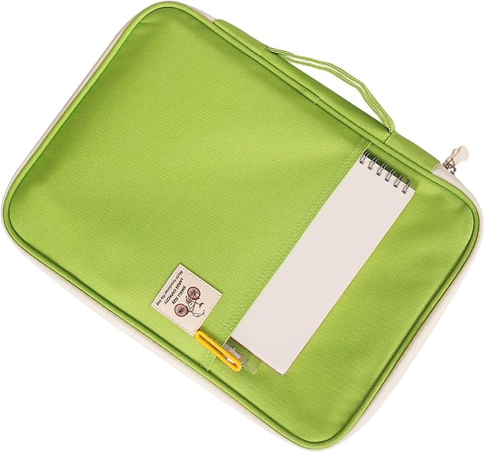 JAKAGO A4 Travel Portfolio Multifunctional Document Organizer Zippered Case - Image 9