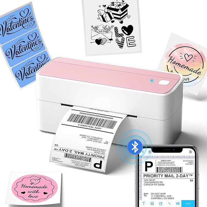 Phomemo Bluetooth Thermal Label Printer, 241BT 4X6 Wireless Shipping Label by Phomemo