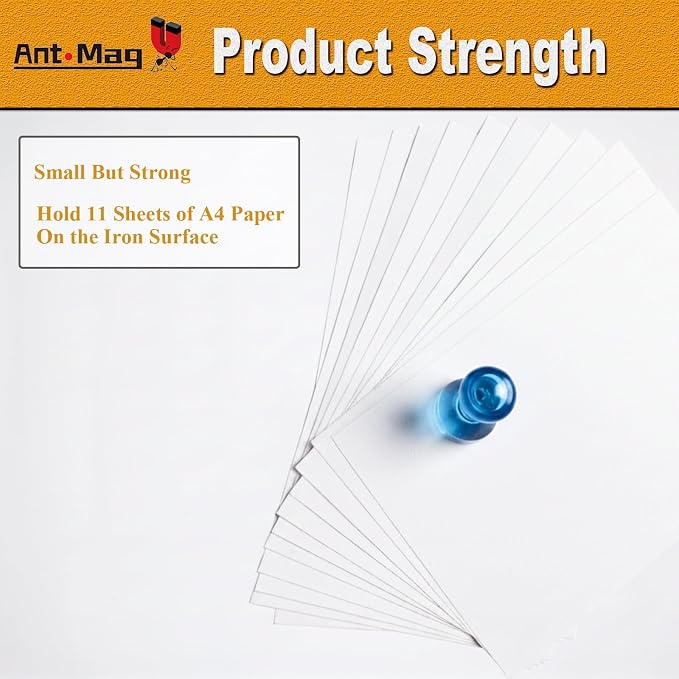 Ant Mag Magnetic Push Pins, 72 Pack Strong Whiteboard Magnets - Image 3