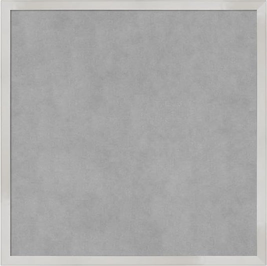 Amanti Art Silver Framed Magnetic Board 21x21 Medium Vision Board by AmantiArt