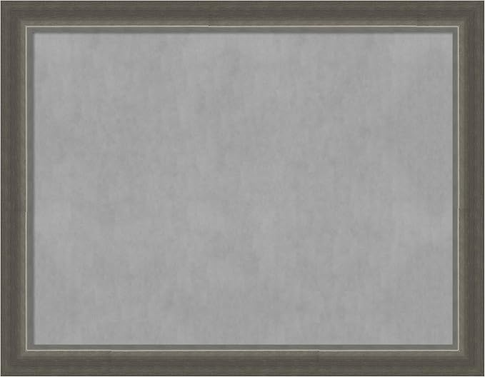 Amanti Art Silver Framed Magnetic Board 21x27 Medium Vision Board by AmantiArt