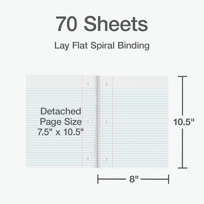 Oxford 1-Subject Notebooks, Notebooks - Image 2