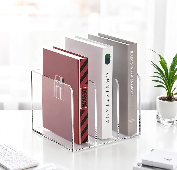 SANRUI Clear Acrylic File Organizer - Image 8