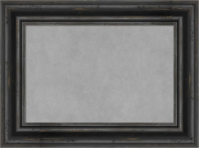 Amanti Art Black Framed Magnetic Board 17x23 Small Vision Board by AmantiArt