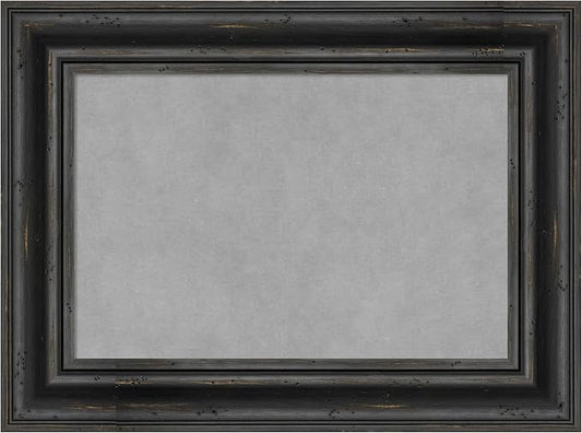 Amanti Art Black Framed Magnetic Board 17x23 Small Vision Board by AmantiArt
