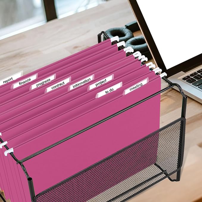 HERKKA Hanging File Folders, 30 Pack Reinforced Letter Size Hanging Folders - Image 7