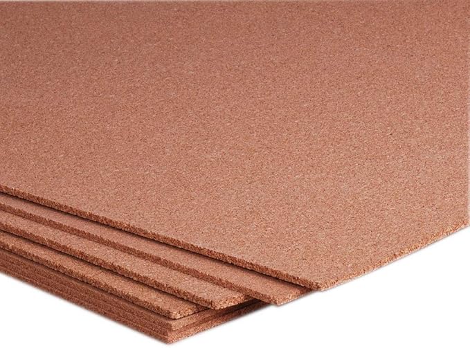 Manton Cork Premium Cork Roll - 4' x 8' x 1/4", 100% Natural Facing Grade Material for Bulletin Boards, Decorative Photo and Message Push Pin Displays - Perfect for Home, School, and Office-DeskLoop Office