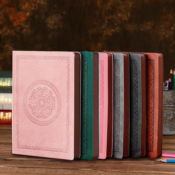 Fetinar 2026 Leather Vintage Journal Notebook, 300 Pages, Leather Softcover - Image 6
