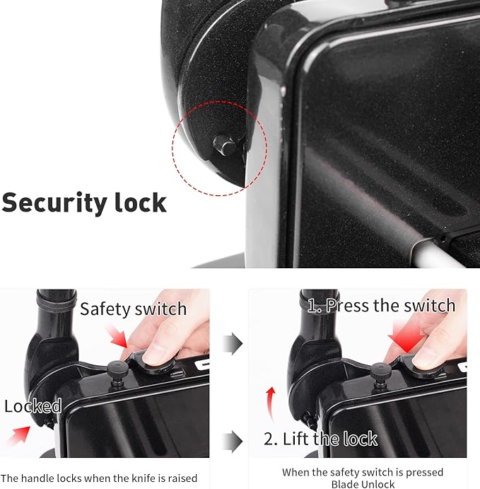A3 Heavy Duty Paper Cutter, 17"Guillotine Paper Cutter, High-Speed Steel Blade 1.57" Stack Cutting-DeskLoop Office