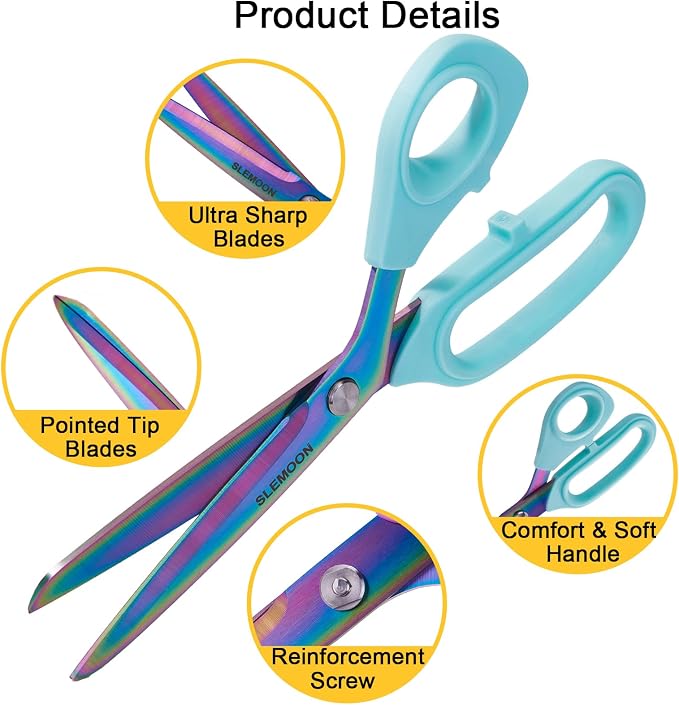 10" Scissors All Purpose, Heavy Duty Scissors - Image 5
