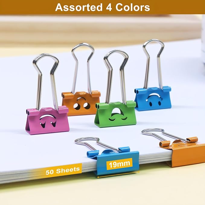 Coideal Smiling Binder Paper Clips - Image 3