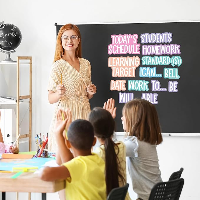 AmazingSpark 12 Pcs Class Subjects Magnets Classroom Daily Schedule Magnets - Image 4