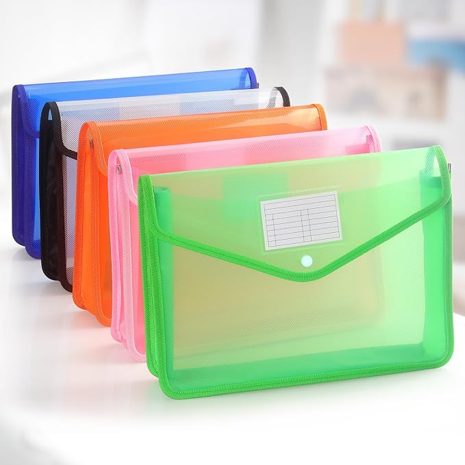 Plastic Expanding File Folder, Transparent envelopes - Image 7