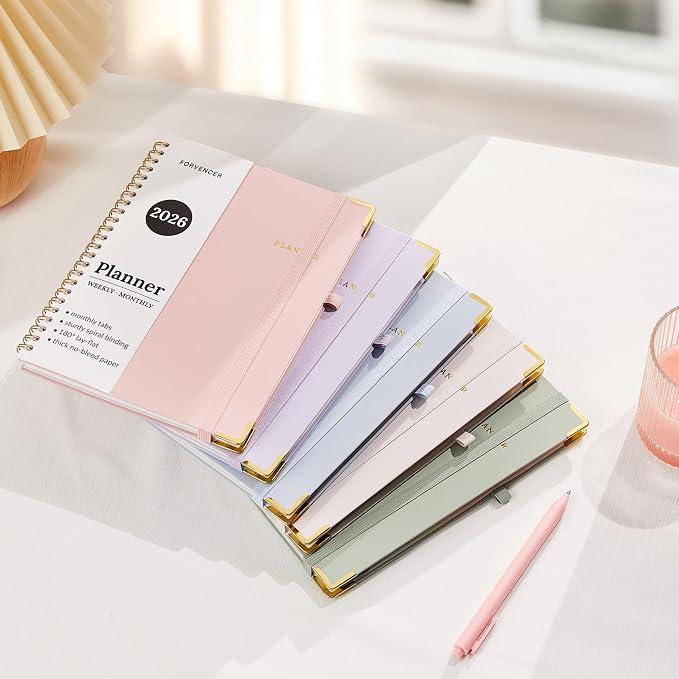 2026 Planner, Forvencer Calendar Planner Weekly and Monthly, Jan 2026-Dec 2026 - Image 2