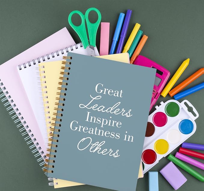 OXW Blue Meeting Notebooks for Work, Leadership Gifts Office Work Notebook - Image 6