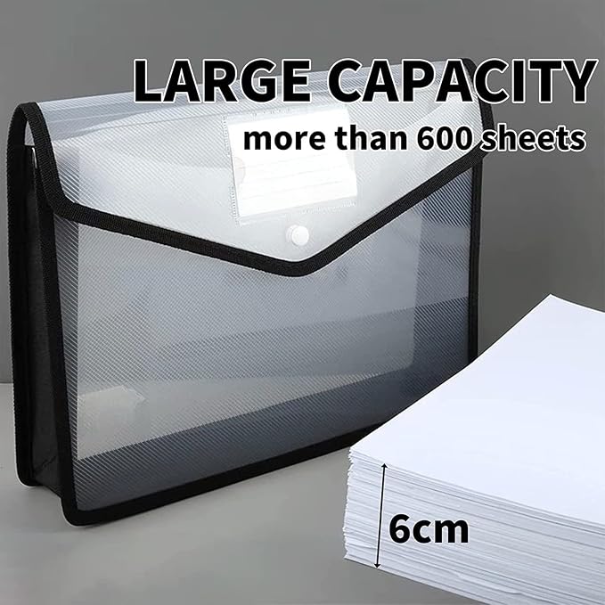 YoeeJob Plastic File Folders Legal Size 2 Pcs, Expandable Document Folder - Image 4
