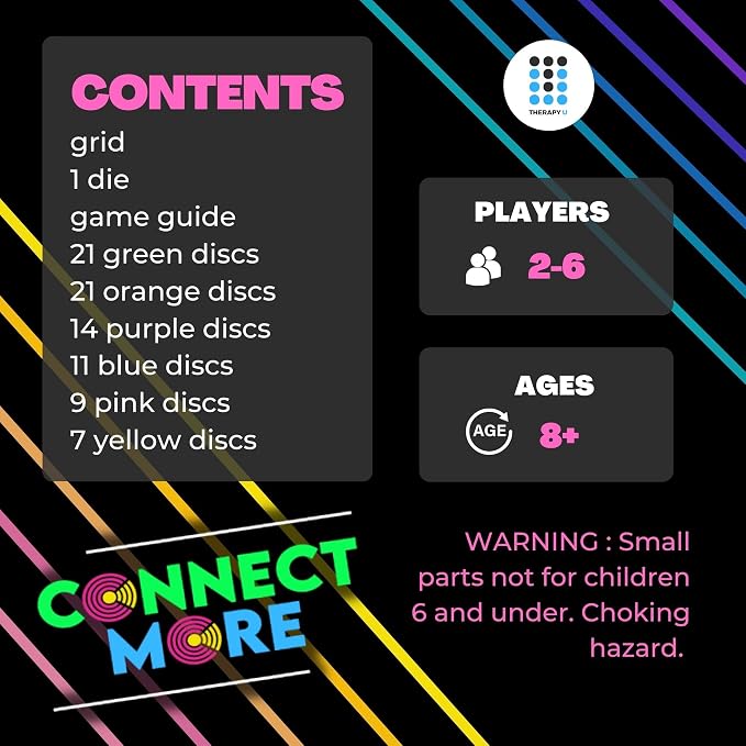 Connect More - Social Skills Games and Therapy Games, 4 in a Row Connect Game - Image 4