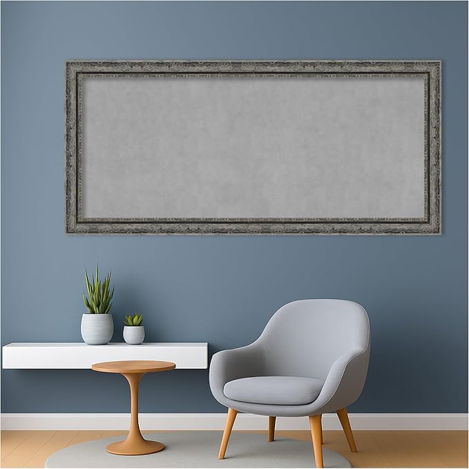 Amanti Art Black Framed Magnetic Board 24x52 Oversize Vision Board - Image 5