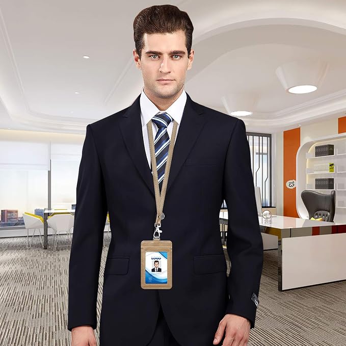 PU Leather ID Badge Holder, Life-Mate ID Badge Holder - Image 6