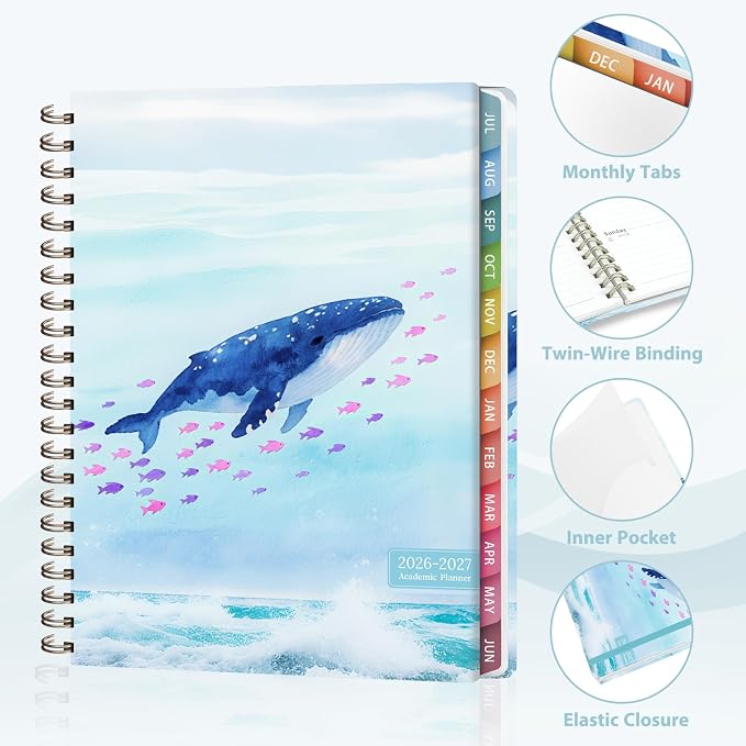 Planner 2026-2027, Weekly and Monthly Academic Year Calendar Planner, July 2026 - Image 4