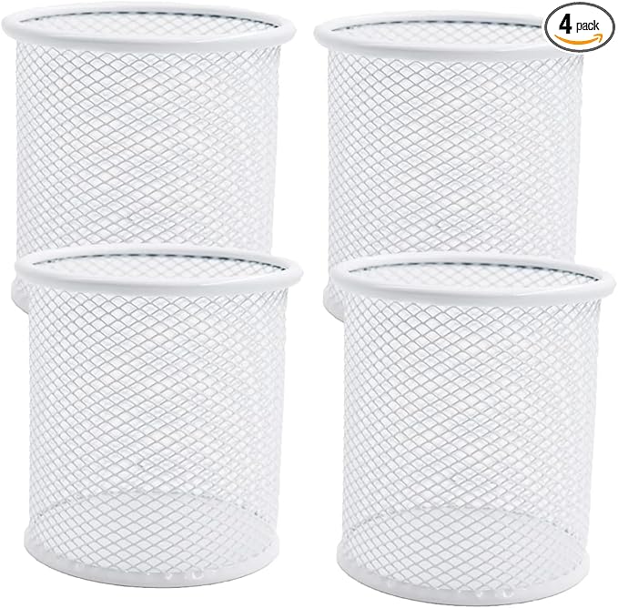 SNOW COOLER Pen Holder Mesh Pencil Holder Metal Pen Holder Cup Pencil Cup Holder by SNOWCOOLERPenHoldersforOffice