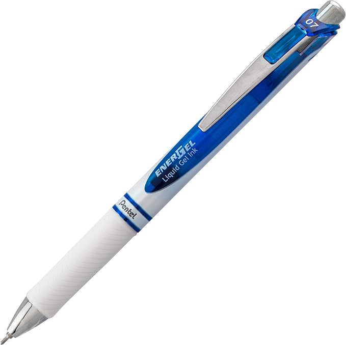 Pentel EnerGel Pearl Retractable Liquid Gel Pen, Needle Tip Medium Line - Image 2