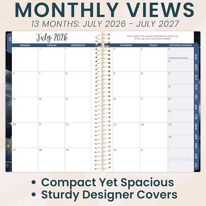 bloom daily planners 2026-2027 Academic Year Pocket Planner 13 Months - Image 3