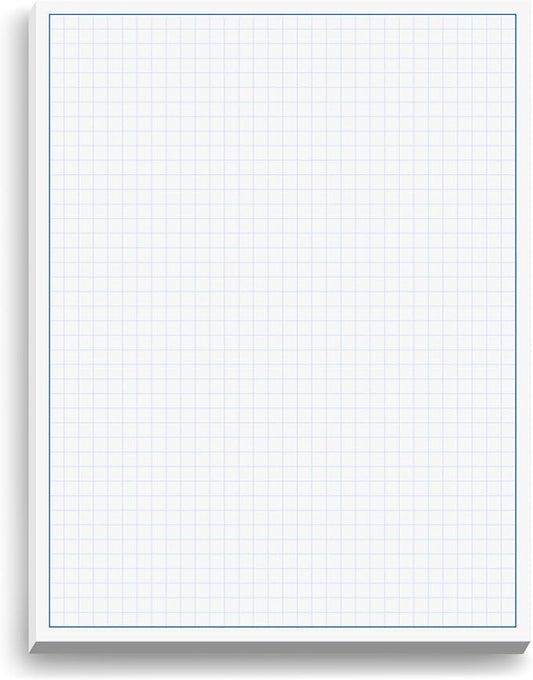 Graph Paper Pad for Blueprint Drawings, Engineering Drawing, and Planning by NextDayLabels