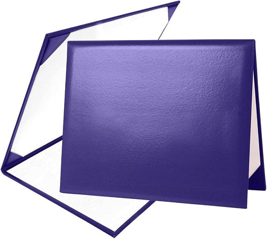 Diploma Cover 8.5” x11” Diploma Holder of Graduation Leatherette Padded by Misscom
