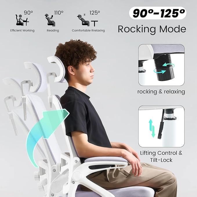 Fizzin Ergonomic Office Chair, 400 LBS Desk Chair - Image 9