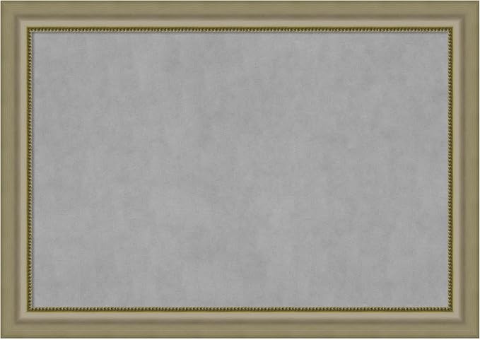 Amanti Art Silver Framed Magnetic Board 29x41 Large Vision Board by AmantiArt