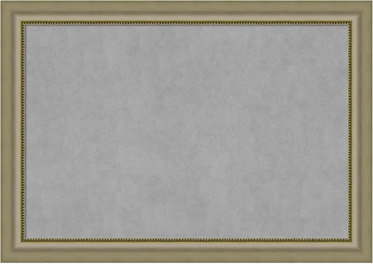 Amanti Art Silver Framed Magnetic Board 29x41 Large Vision Board by AmantiArt