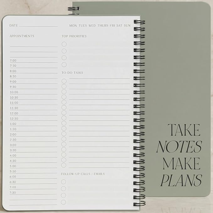 Beautiful Daily Planner And Notebook by ZICOTO