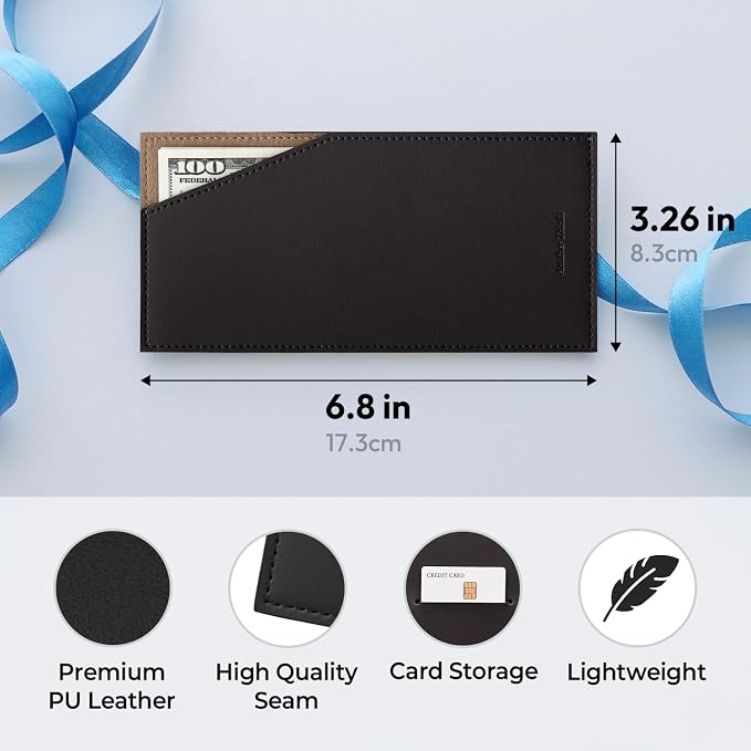 carrotez PU Leather Card and Cash Envelope - Image 4