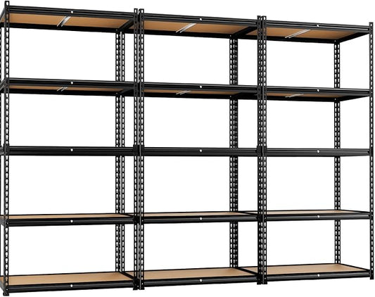 LEVELEVE 5-Tier Storage Shelving Unit, 2020 lbs Capacity, Heavy Duty Adjustable by Enjoyyourlife