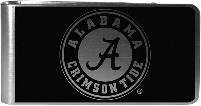 Siskiyou Sports NCAA Unisex Black and Steel Money Clip by Siskiyou