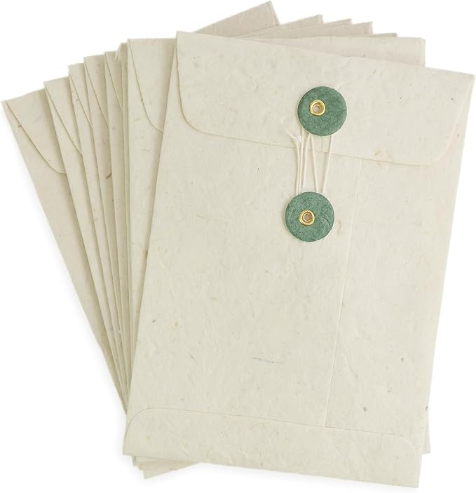 Kathmandu Valley Co. Handmade Lokta Paper Envelope - Image 3