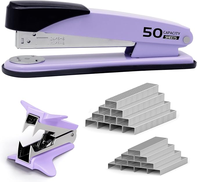 Metal Heavy Duty Stapler, 50 Sheet Capacity Stapler by Unknown