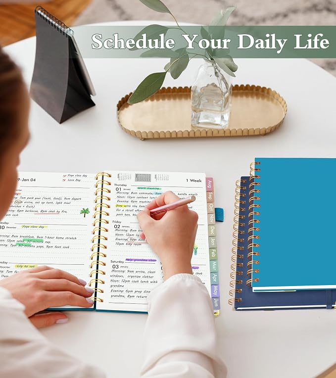 Academic Planner 2026-2027, Hardcover Weekly and Monthly Calendar Planner from - Image 7