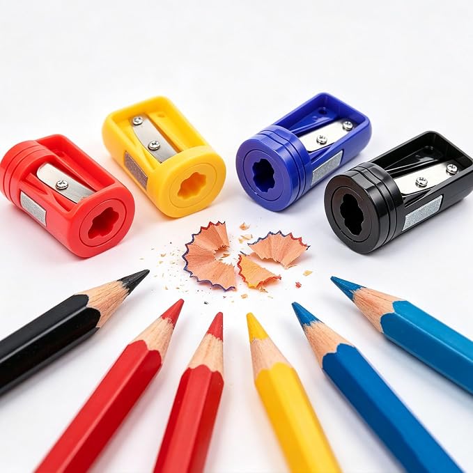 12Pcs Carpenter Pencil Sharpener Compact Manual Flat Pencil Sharpener - Image 3
