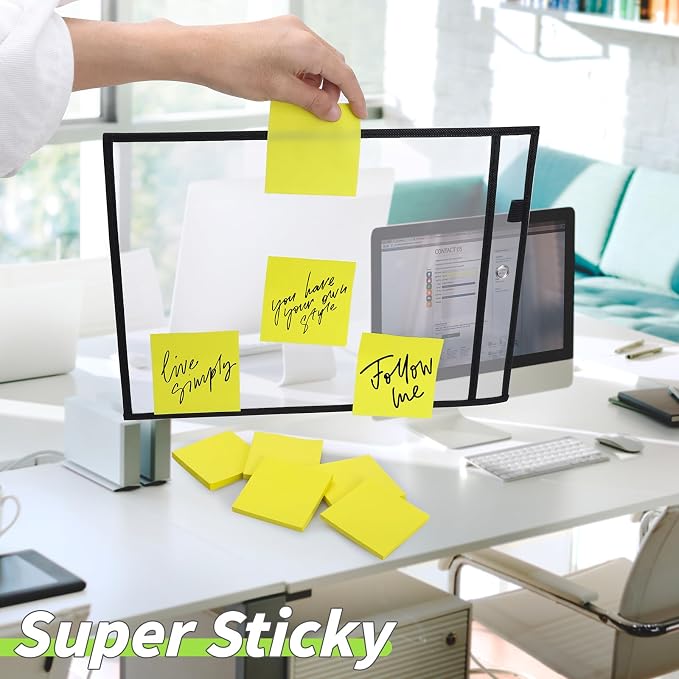 60Pack Yellow Sticky Notes 3x3, Self-Stick Pads, Self-Stick Pads 75 Sheets/Pad - Image 4