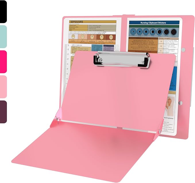 Nursing Clipboard with Nursing and Medical Edition Cheat Sheets Nursing School by SCPrintingWorld