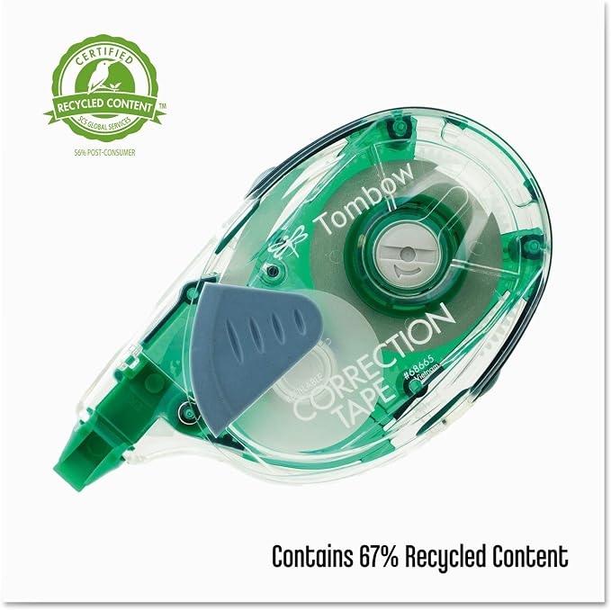 Tombow 68666 MONO Correction Tape Refill, 1/6-Inch x 472-Inch - Image 5