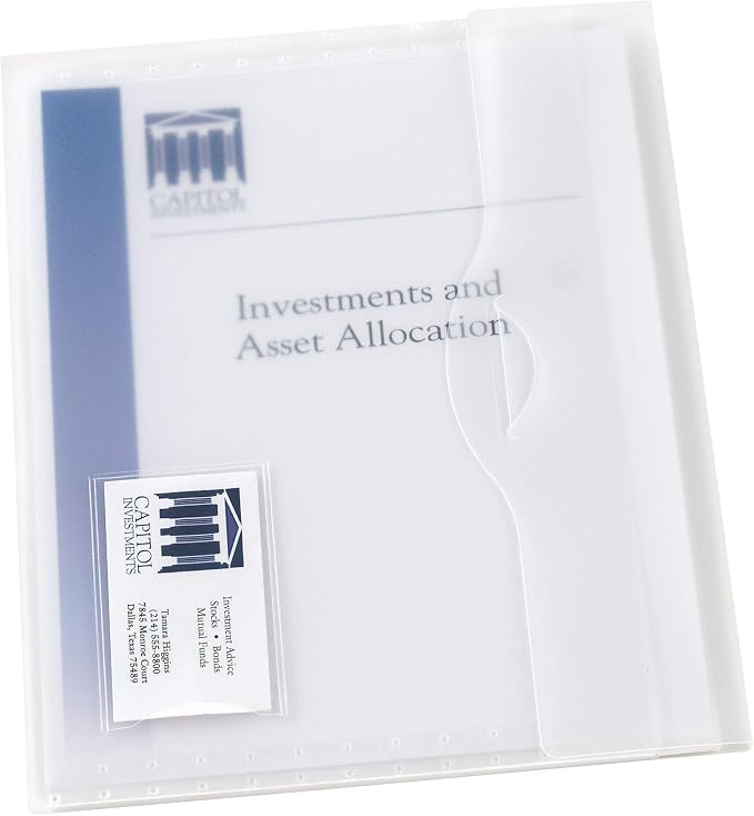 Avery Translucent Document Wallet, Holds up to 50 Pages - Image 7