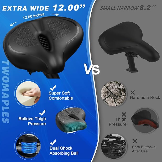 Noseless Bike Seat Cushion for Men & Women - Image 2