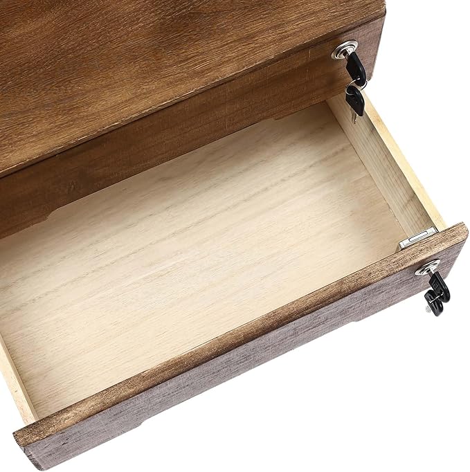 Wooden Desktop Storage Box - Image 7