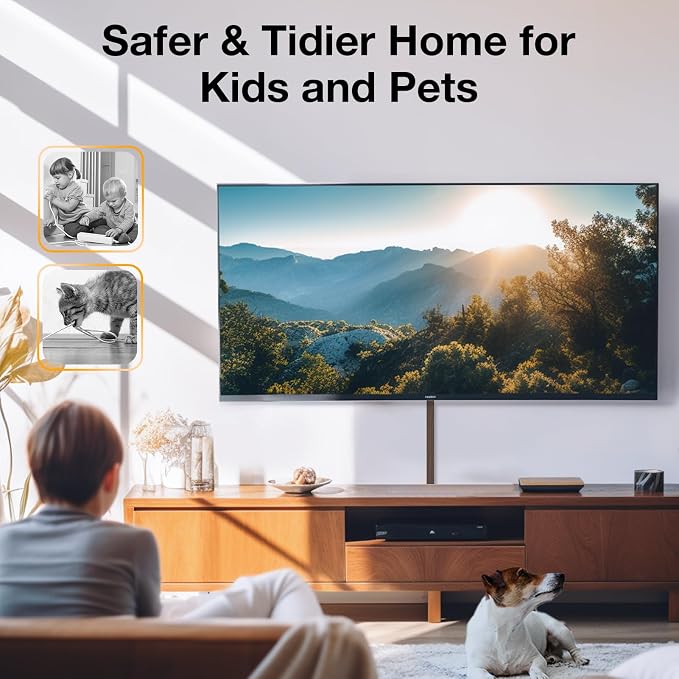 Delamu 157in Cord Hider Wall, TV Cable Hider Cord Covers - Image 9