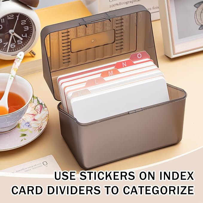 Harloon 50 Pack 4 x 6 Inch Index Card Dividers - Image 6