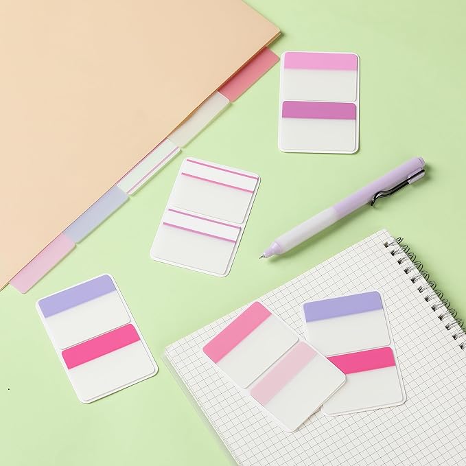 Mr. Pen- Sticky Index Tabs, 500 Pcs, 21 Sets, Colorful Sticky Tabs for Notebooks, Page Markers, Page Tabs for Binders, Page Tabs Sticky Tabs for Books, Notebook Tabs, Book Sticky Tabs for Notebooks-DeskLoop Office